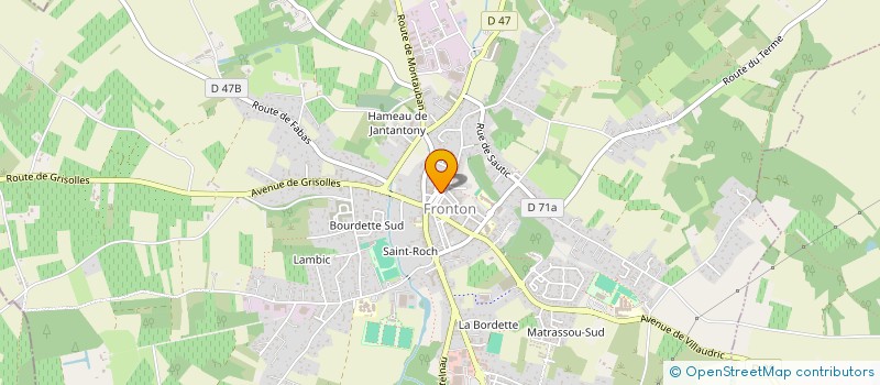 localisation de l'entreprise MLW  FRONTON