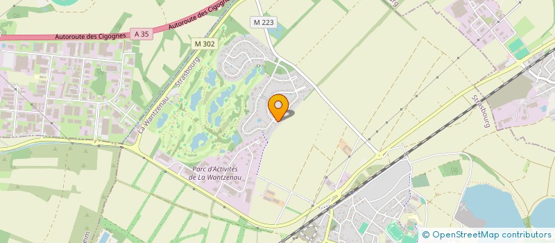 localisation de l'entreprise MLW  LA WANTZENAU