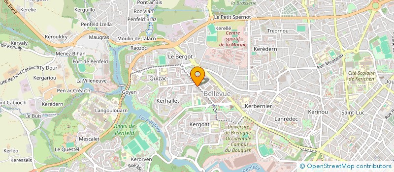 localisation de l'entreprise MLX 20  BREST