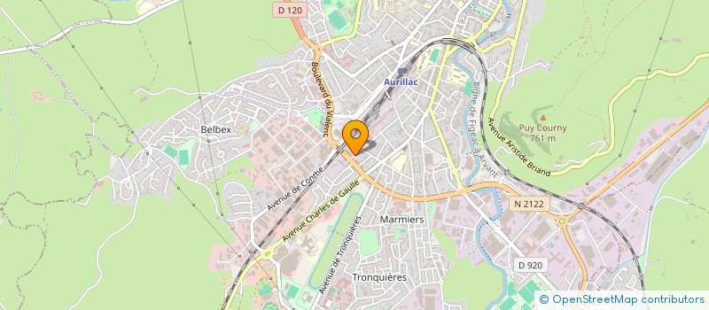 localisation de l'entreprise MLX FOOD à AURILLAC
