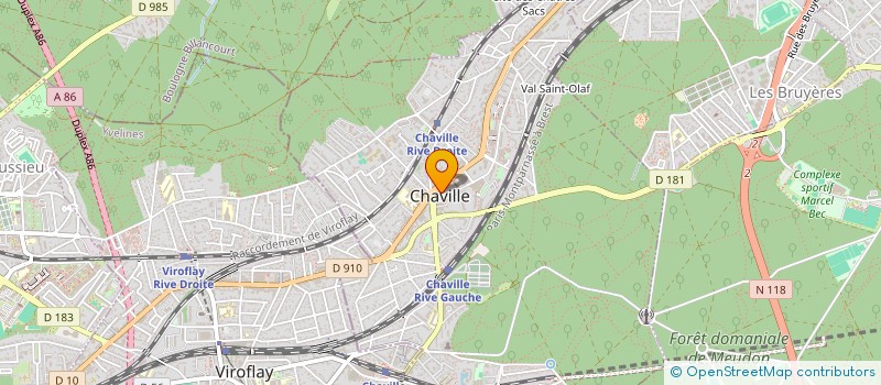 localisation de l'entreprise MLXP à CHAVILLE