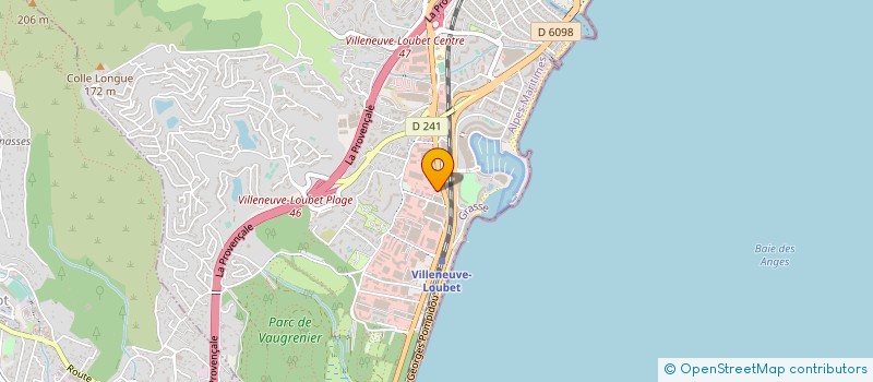 localisation de l'entreprise MM à VILLENEUVE-LOUBET