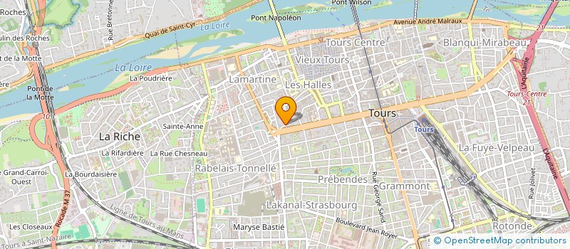 localisation de l'entreprise MM  TOURS