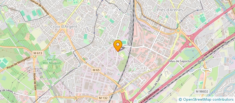 localisation de l'entreprise MM à MONTPELLIER