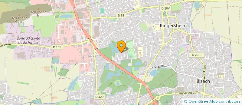 localisation de l'entreprise MM  KINGERSHEIM