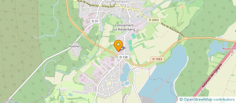 localisation de l'entreprise MM  SOUFFLENHEIM