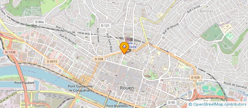 localisation de l'entreprise MM à ROUEN