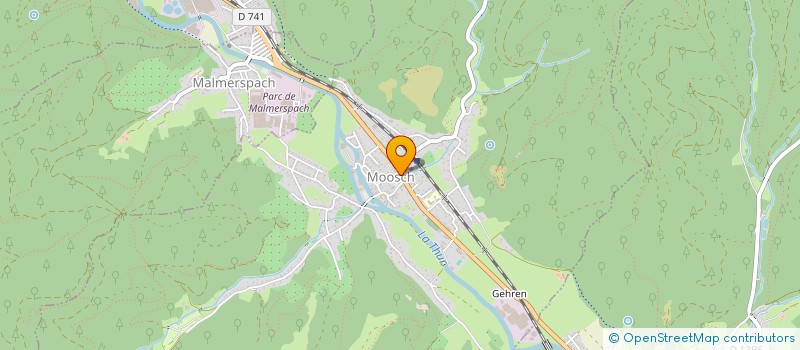 localisation de l'entreprise MM ALSACE ISOLATION  MOOSCH