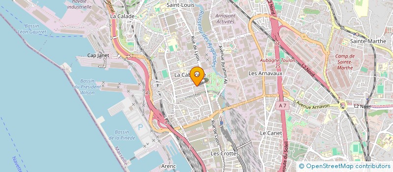 localisation de l'entreprise MM ALUMINIUM à MARSEILLE