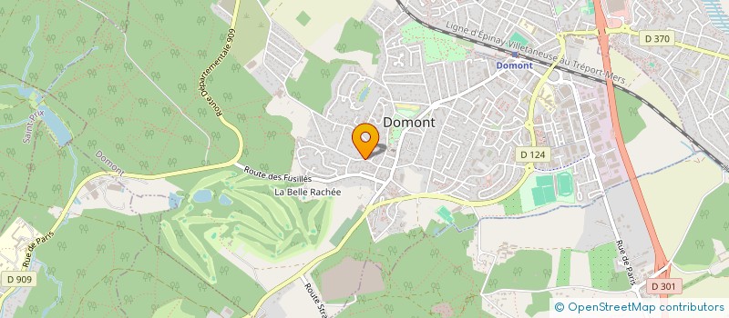 localisation de l'entreprise MM-ASSOCIES  DOMONT