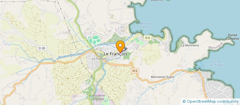 localisation de l'entreprise MM AUTO  LE FRANCOIS