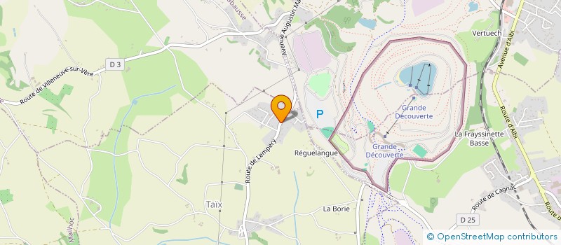 localisation de l'entreprise MM AUTOMOBILE  VILLEFRANCHE-D'ALBIGEOIS