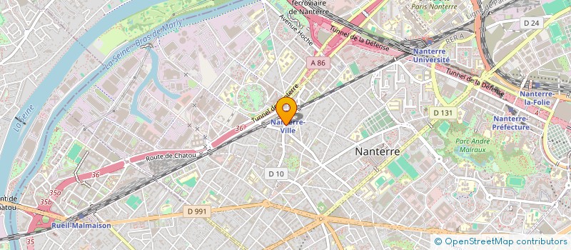 localisation de l'entreprise MM BARBE PANIZZA PRUM à NANTERRE