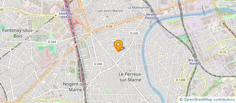 localisation de l'entreprise MM BAT à LE PERREUX-SUR-MARNE