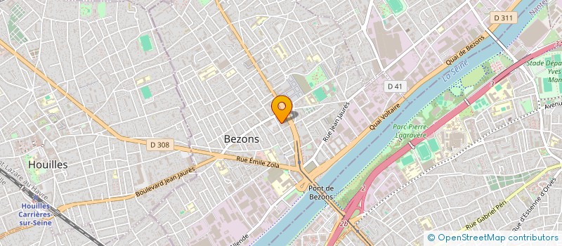 localisation de l'entreprise MM BATI à BEZONS