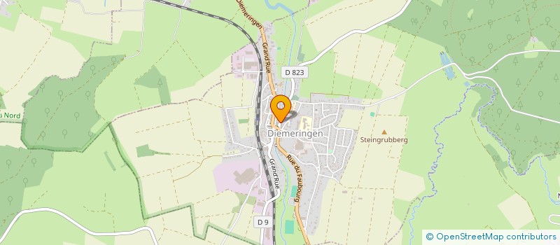 localisation de l'entreprise MM BOUCHERIE CHARCUTERIE  DIEMERINGEN