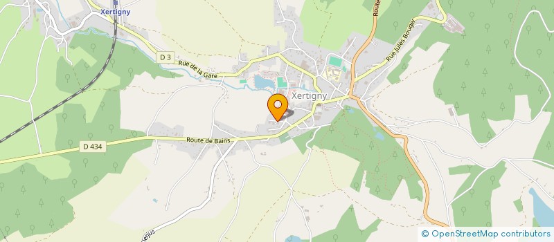 localisation de l'entreprise MM BTP à XERTIGNY