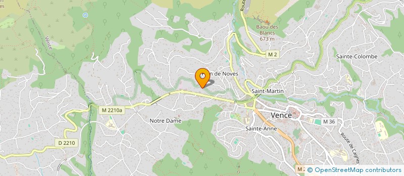 localisation de l'entreprise MM CARLOS ET FILS à VENCE