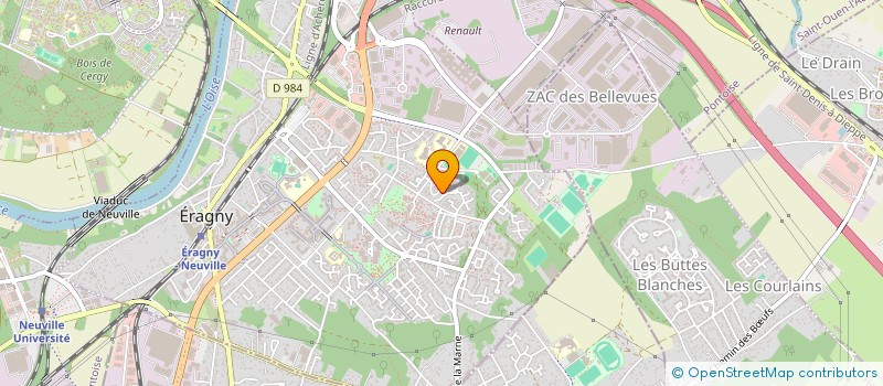 localisation de l'entreprise MM CARS  ERAGNY