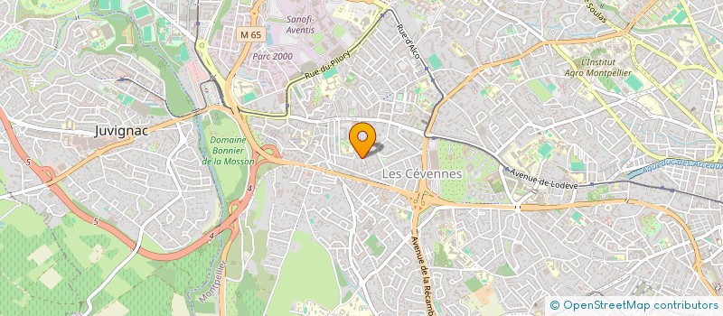 localisation de l'entreprise MM CC FORMATION à MONTPELLIER