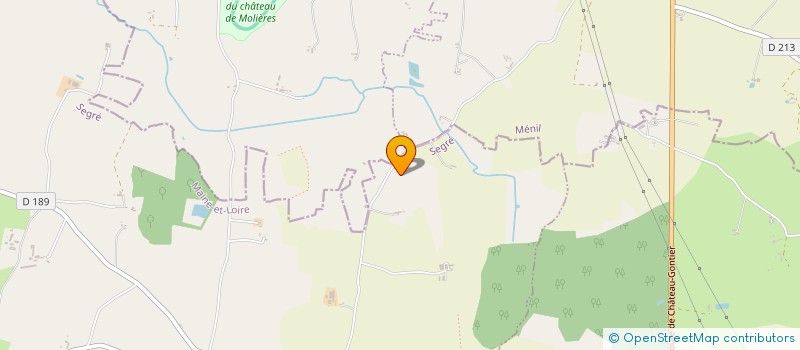 localisation de l'entreprise MM CHARPENTE à SEGRE-EN-ANJOU BLEU