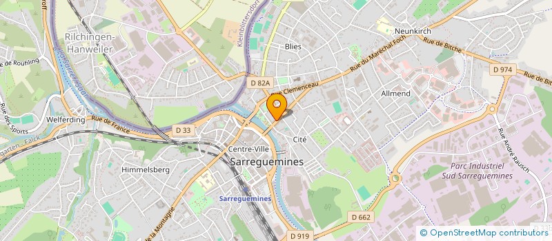 localisation de l'entreprise MM & CO. à SARREGUEMINES