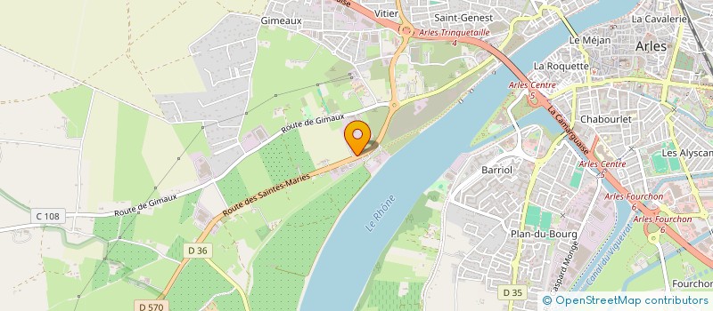 localisation de l'entreprise MM CO  ARLES