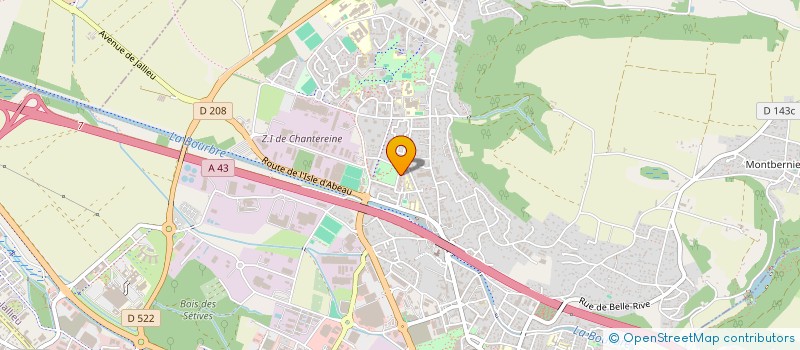 localisation de l'entreprise MM CONSEIL à BOURGOIN-JALLIEU