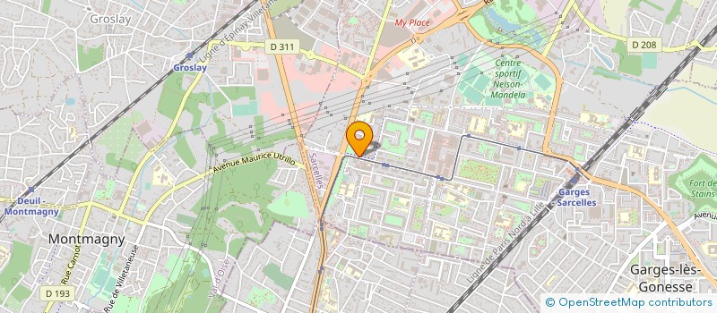 localisation de l'entreprise MM CONSEILS  SARCELLES