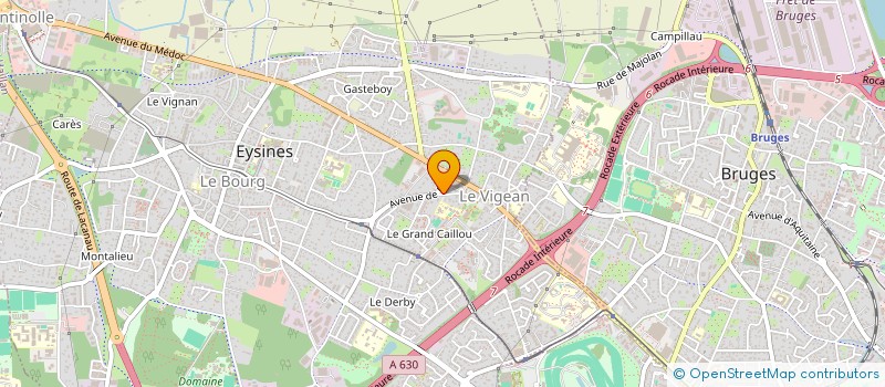 localisation de l'entreprise MM CONSEILS  EYSINES