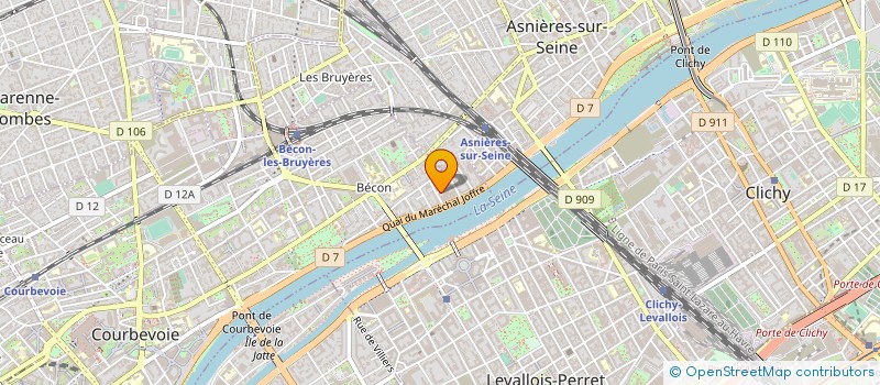 localisation de l'entreprise MM CONSTRUCTION à COURBEVOIE