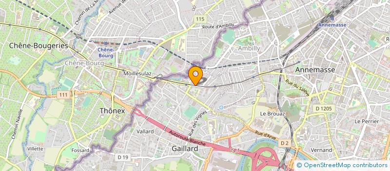 localisation de l'entreprise MM CONSTRUCTIONS  GAILLARD