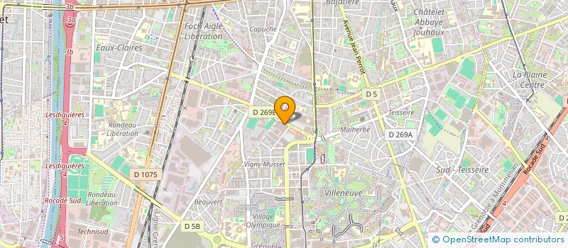 localisation de l'entreprise MM CONSULTING à GRENOBLE