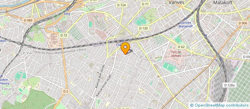 localisation de l'entreprise MM CONSULTING à CLAMART