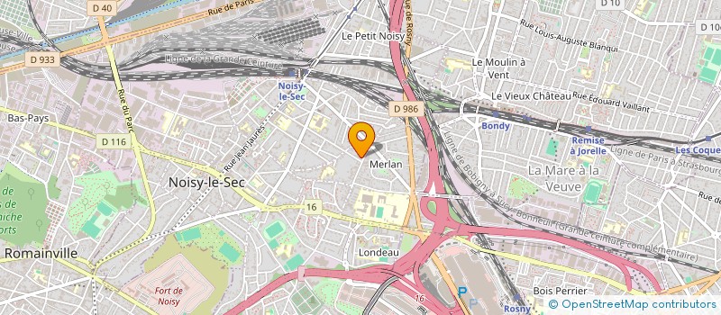 localisation de l'entreprise MM CONSULTING à NOISY-LE-SEC