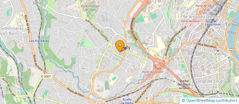 localisation de l'entreprise MM-DECOR'HOME  ECULLY