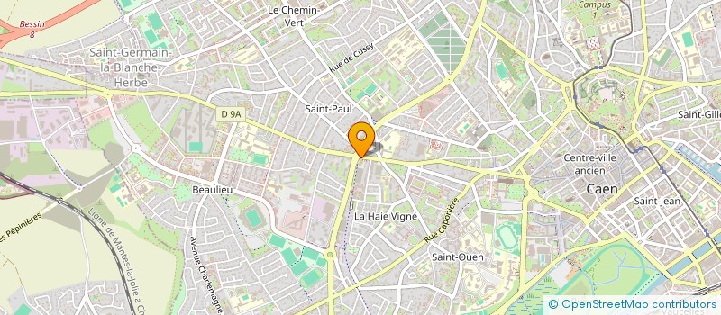 localisation de l'entreprise MM DERMATO PSLA à CAEN