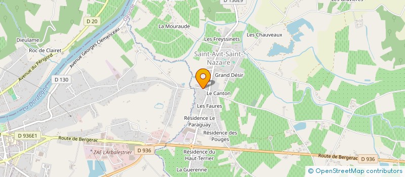 localisation de l'entreprise MM DISTRIBUTION  SAINT-AVIT-SAINT-NAZAIRE