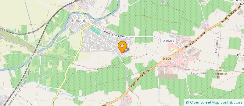 localisation de l'entreprise MM EIR AXIS  COLOMBIERS