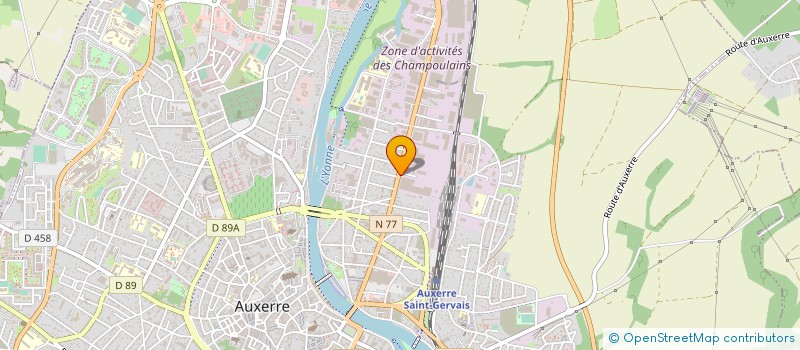 localisation de l'entreprise MM ELECTRICITE GENERALE à AUXERRE