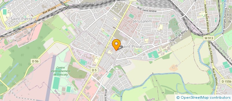 localisation de l'entreprise MM ETANCHEITE ET COUVERTINE à MONTIGNY-LES-METZ