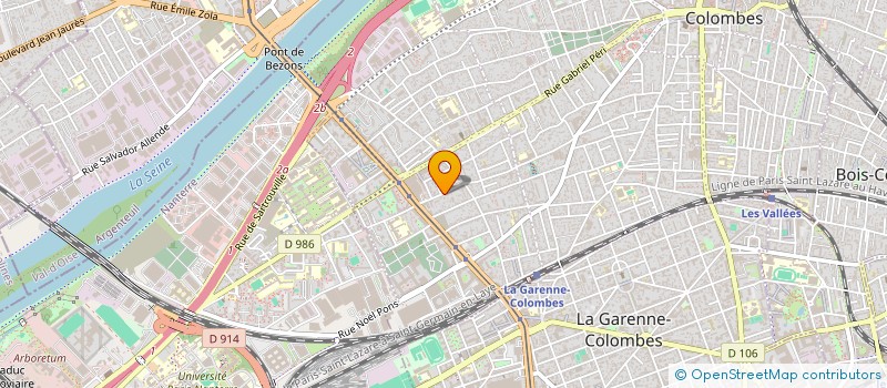 localisation de l'entreprise MM EVENTS à COLOMBES