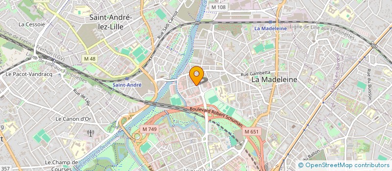 localisation de l'entreprise MM-EVO à LA MADELEINE