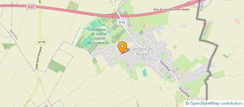 localisation de l'entreprise MM FINANCES à CAMPHIN-EN-PEVELE