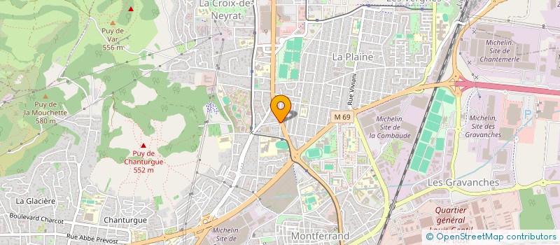 localisation de l'entreprise MM HABITAT  CLERMONT-FERRAND