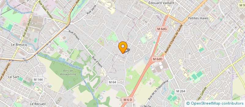 localisation de l'entreprise MM HOLDING à CROIX