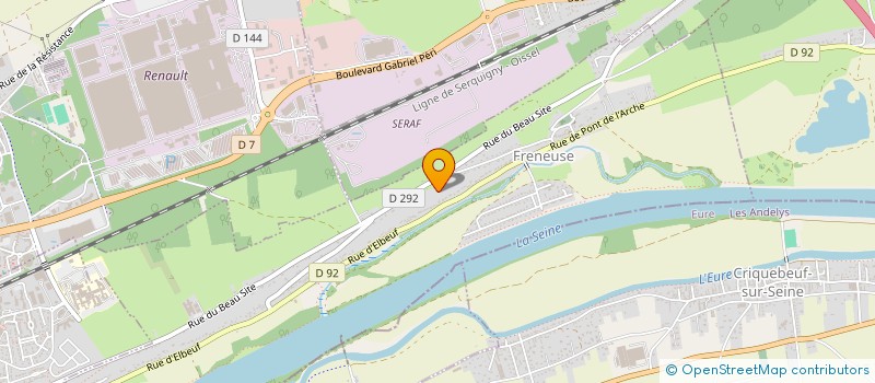 localisation de l'entreprise MM HOLDING  FRENEUSE