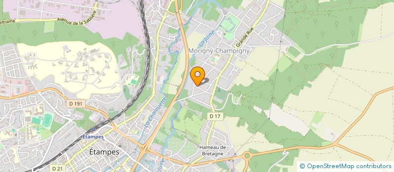 localisation de l'entreprise MM HOLDING  MORIGNY-CHAMPIGNY