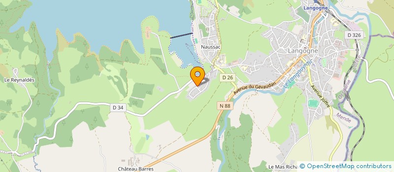 localisation de l'entreprise MM IMMO  LANGOGNE