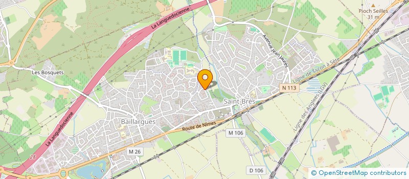 localisation de l'entreprise MM IMMOBILIER  BAILLARGUES